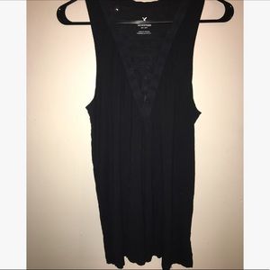 Long Black American Eagle Tank
